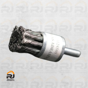 Escova pincel Aço Trançado ( não carbono)