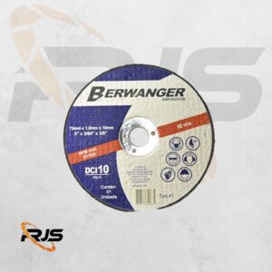 DISCO DE CORTE DCI10 - 75MM x 1,0MM x 10MM - BERWANGER